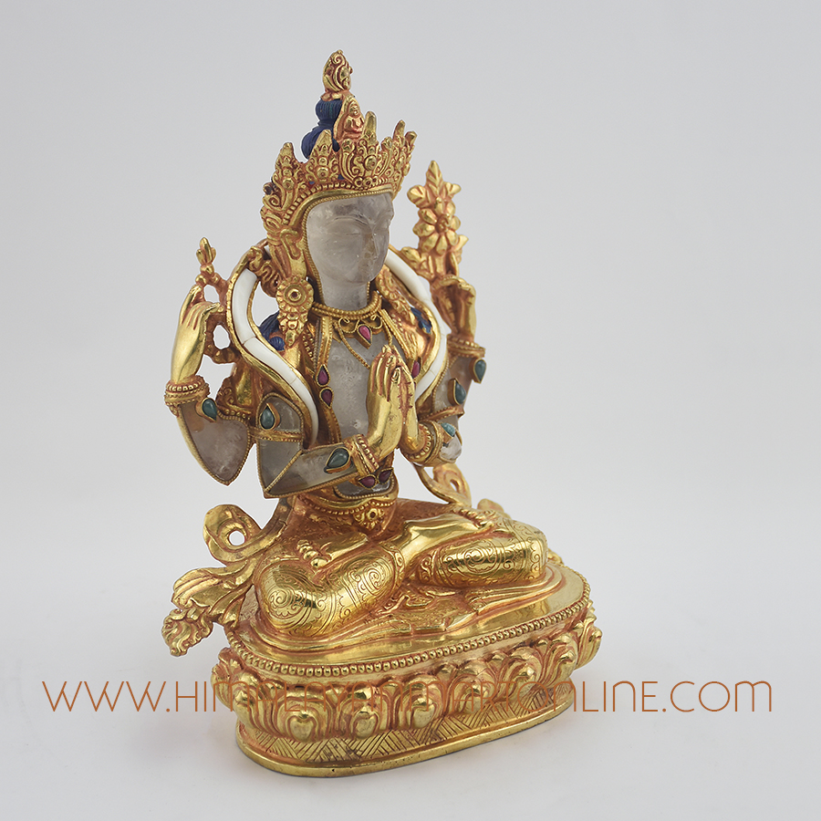 Chenrezig Avalokiteshvara Copper Statue