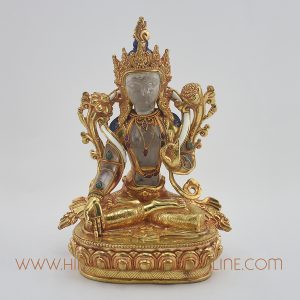 White Tara Dholkar Statue