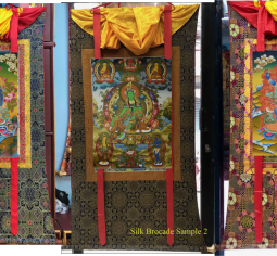 Payment for the Thangka & Silk Brocade Frames