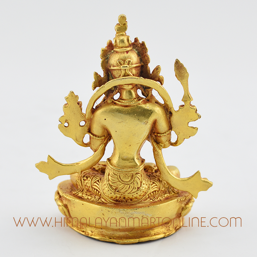 White Manjushri Statue: White Manjushri - The Glorious Melodious Speech