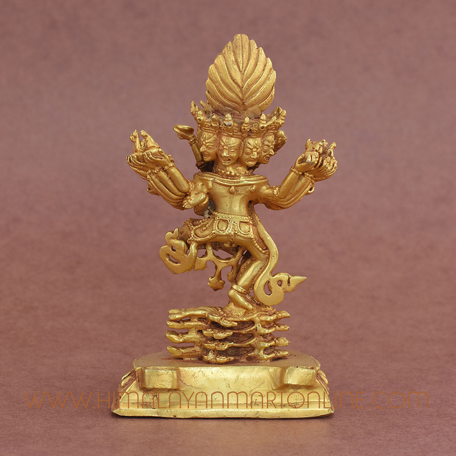 Small Hevajra Copper Statue