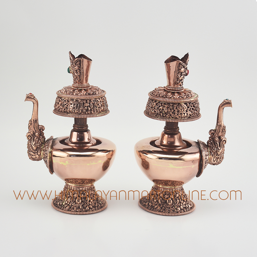 Ritual Bhumba Set: Bhumba or Ritual Vase is used for holding holy water.