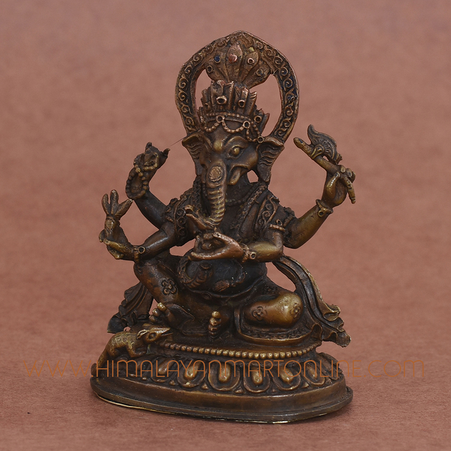 4 Armed Ganesha Statue