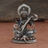 Small Saraswati Copper Statue