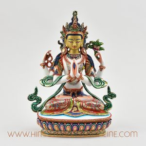 Hand Painted Chenrezig Statue