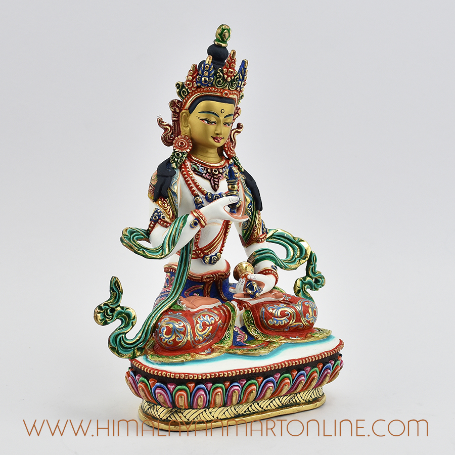 Hand Painted Vajrasattva Statue