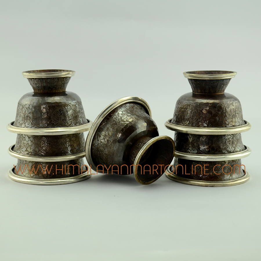 Copper Offering Bowls Set