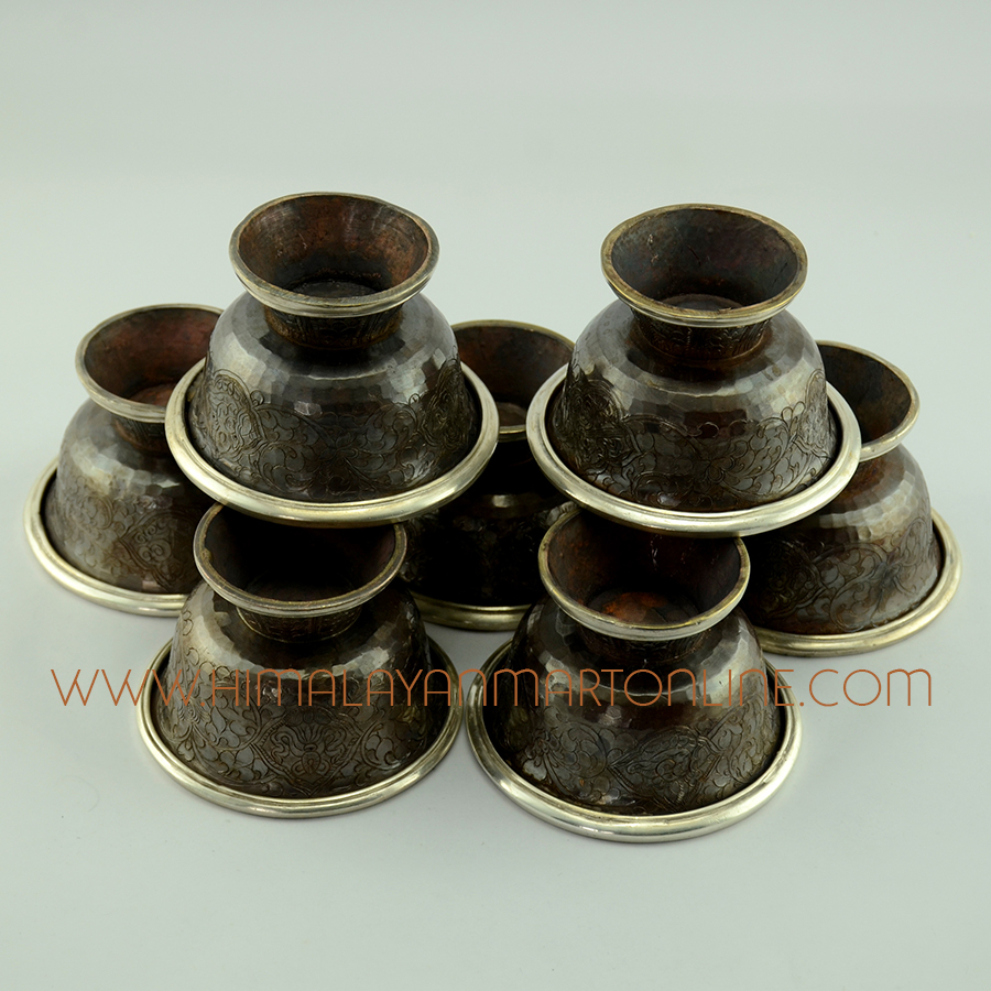 Copper Offering Bowls Set