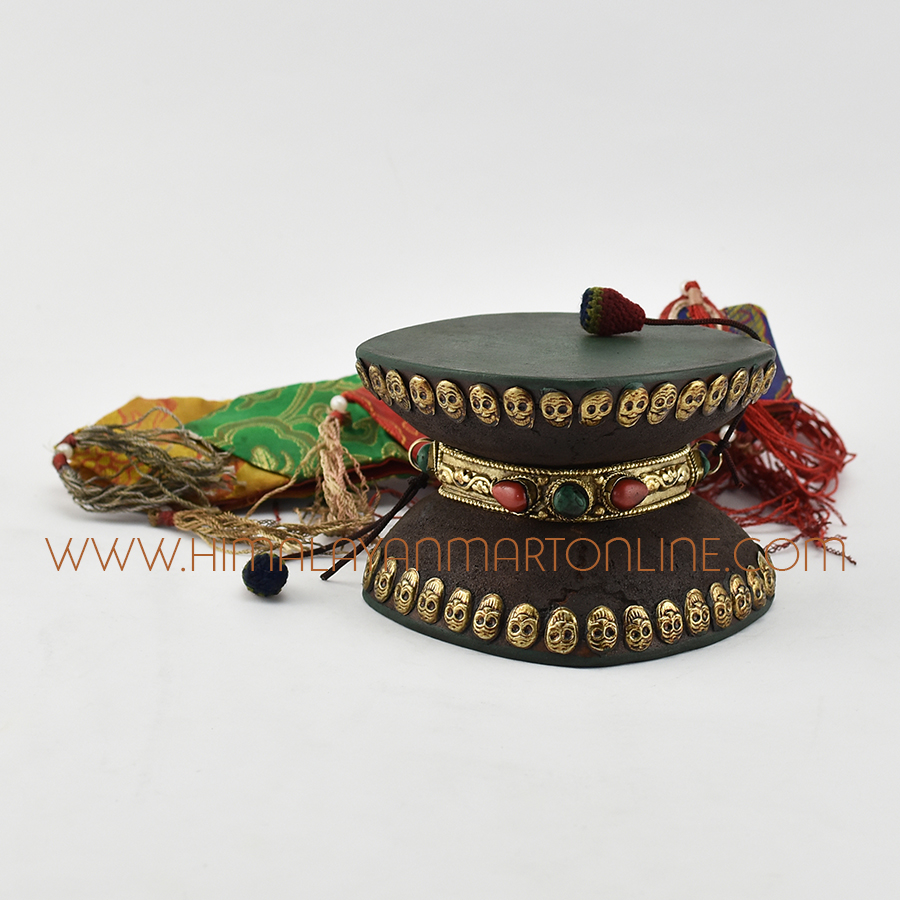Buddhist Ceremonial Drum Damaru
