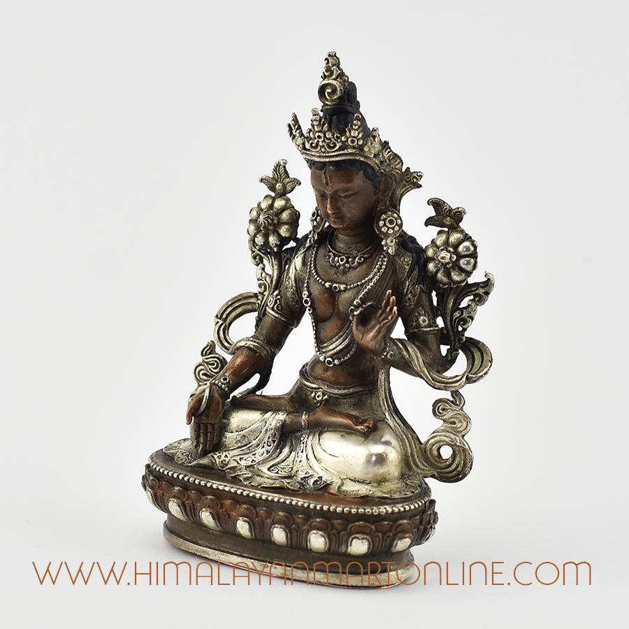 Silver Plated Dholkar Statue