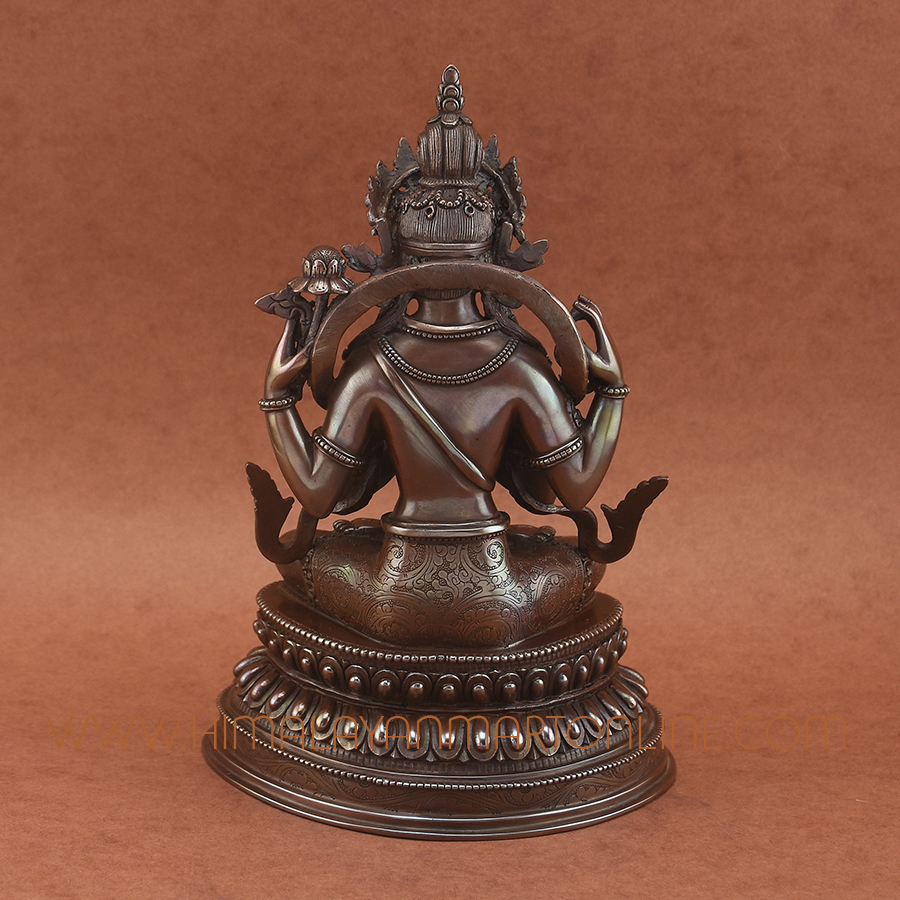 Four Armed Avalokiteshvara Statue