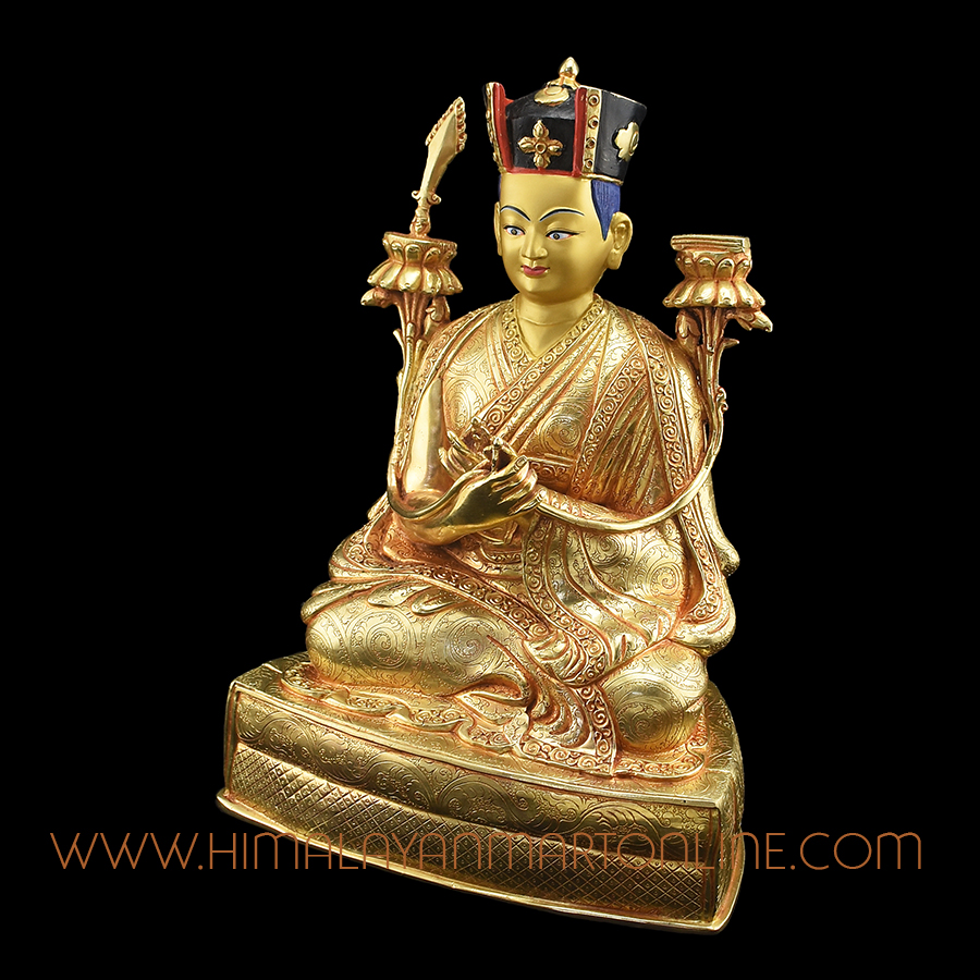 Gyalwa Karmapa Copper Statue