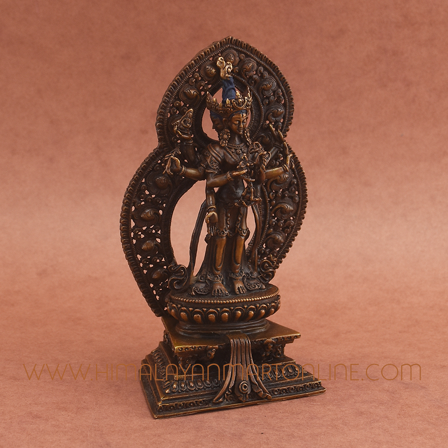 Standing Namgyalma Copper Statue