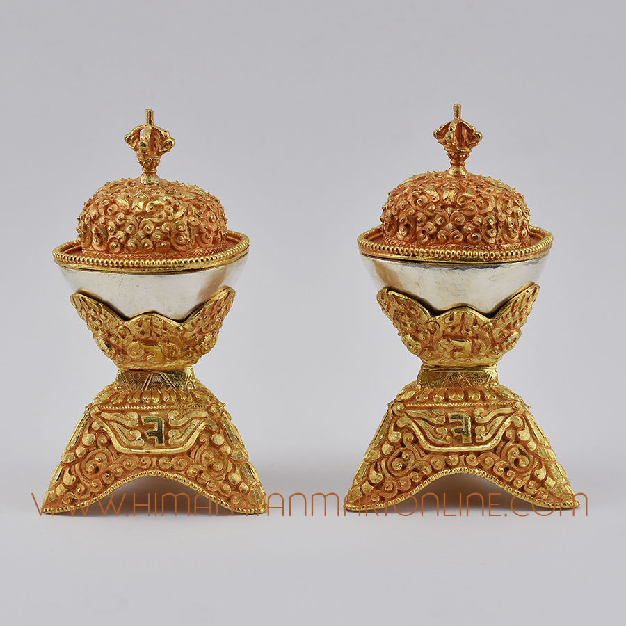 Tibetan Ritual Kapala Set