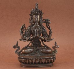 Hand Carved Chenrezig Statue