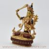 Gold Inlaid Manjushri Statue