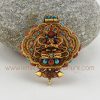 Aparmita Silver Ghau Pendant