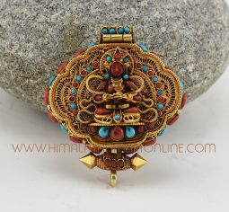 Aparmita Silver Ghau Pendant