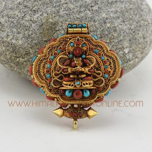 Aparmita Silver Ghau Pendant
