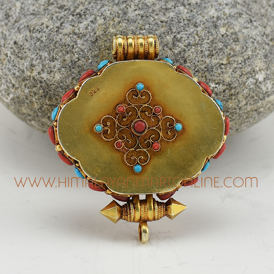 Aparmita Silver Ghau Pendant