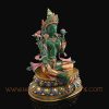 Tibetan Dholma Green Tara Copper Statue