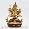 White Manjushri Copper Statue