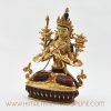 White Manjushri Copper Statue