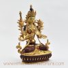 White Manjushri Copper Statue