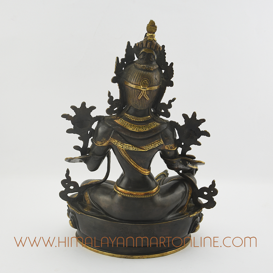 Copper Green Tara Statue
