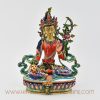 Painted Red Tara Statue