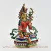 Painted Red Tara Statue