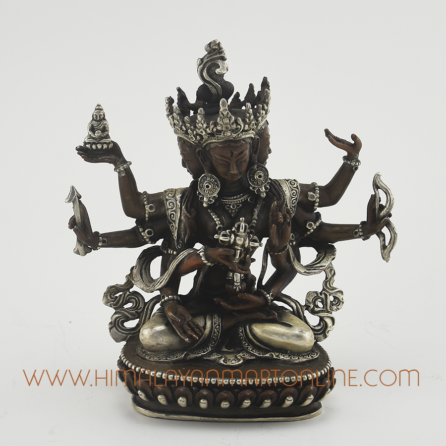 Namgyalma Copper Statue: Namgyalma – The Crowned Mother Buddha