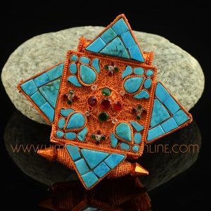 Tibetan Ritual Amulet Ghau Prayer Box