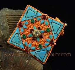 Tibetan Shrine Item Ghau Prayer Box Pendant