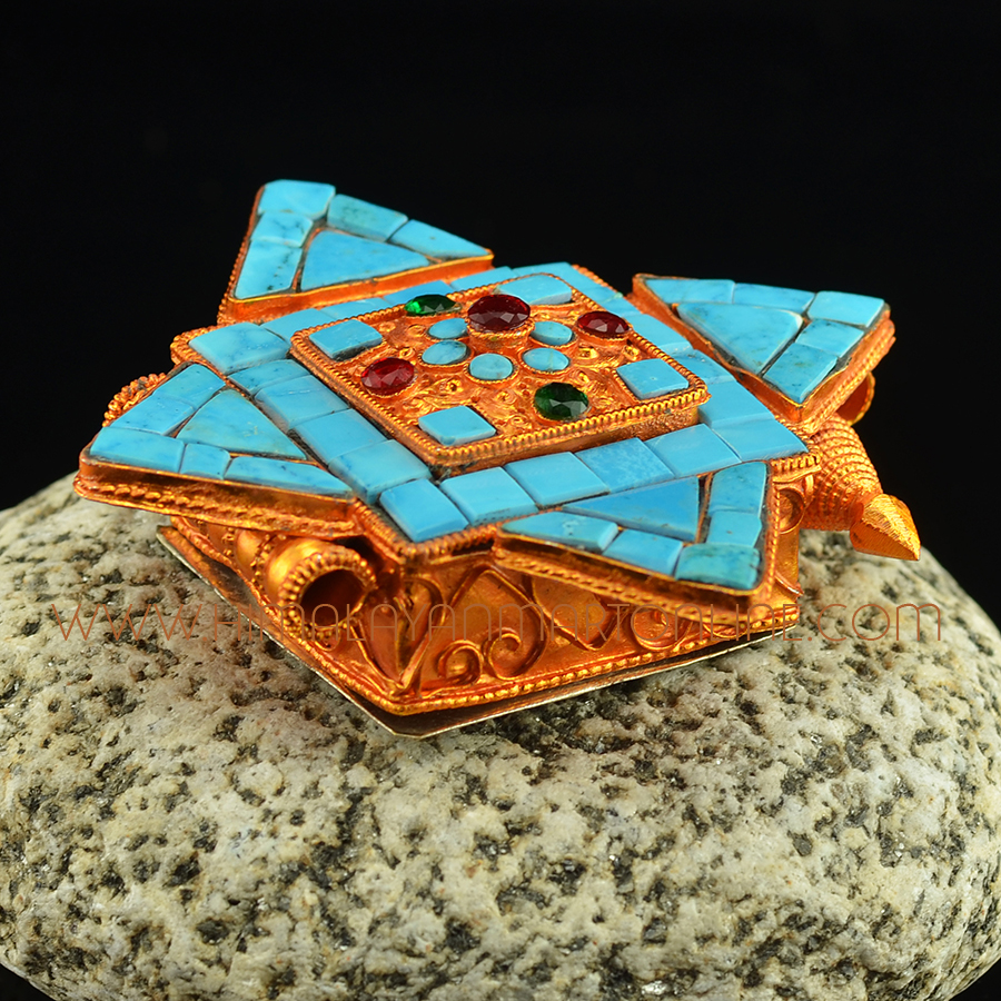 Tibetan Ghau Pendant Prayer Box
