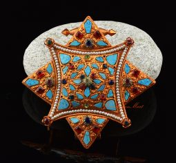 Tibetan Prayer Box Ghau Pendant