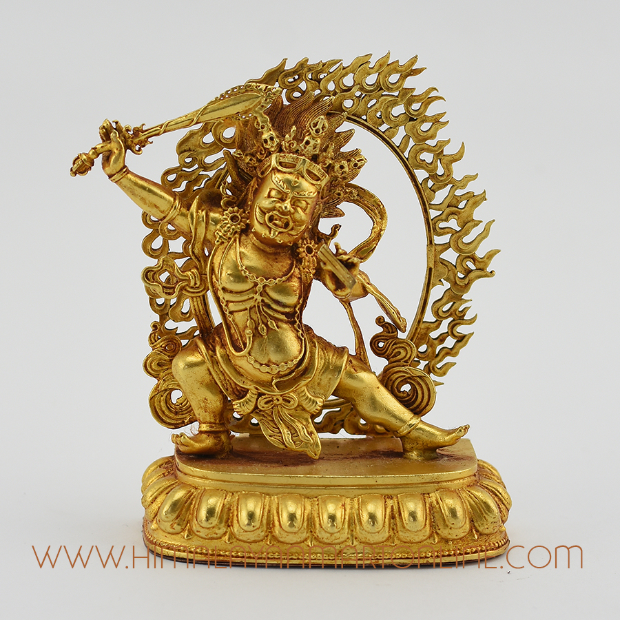 Black Manjushri Statue: Black Manjushri Iwrathful Healing Form Of Manjushri