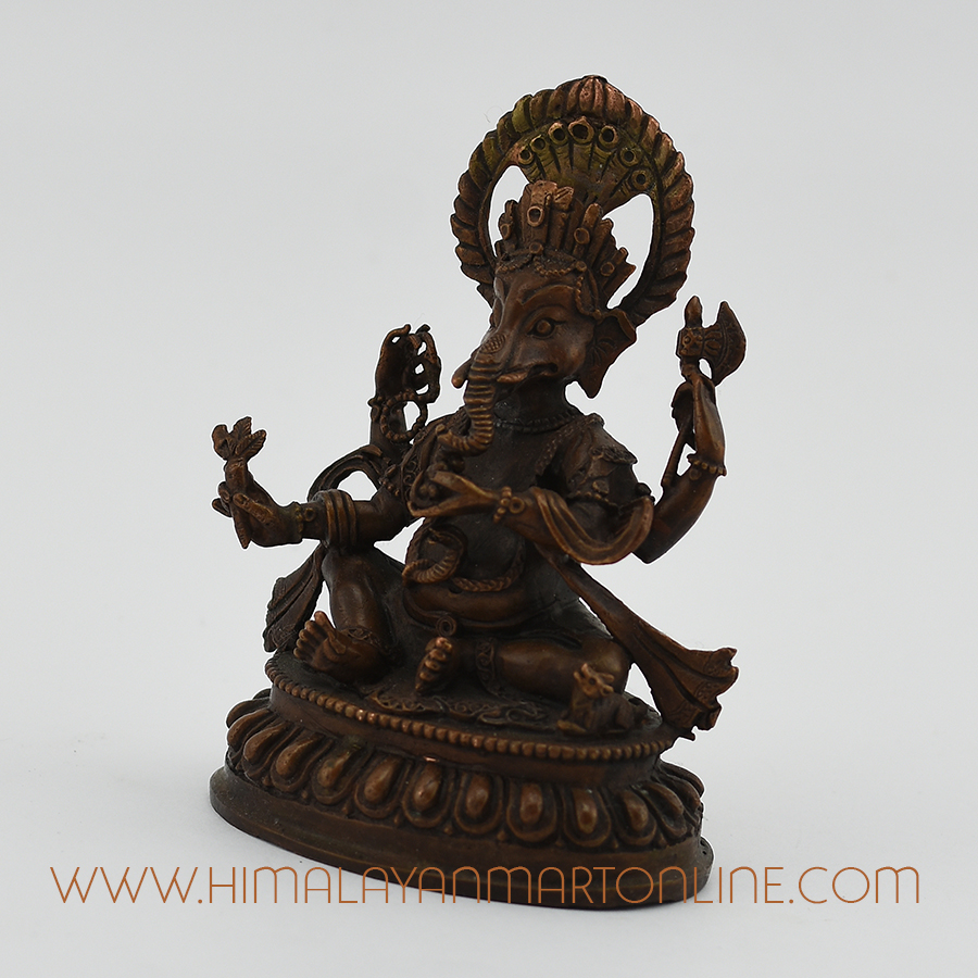 Ganesha Copper Statue