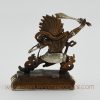 Black Manjushri Copper Statue
