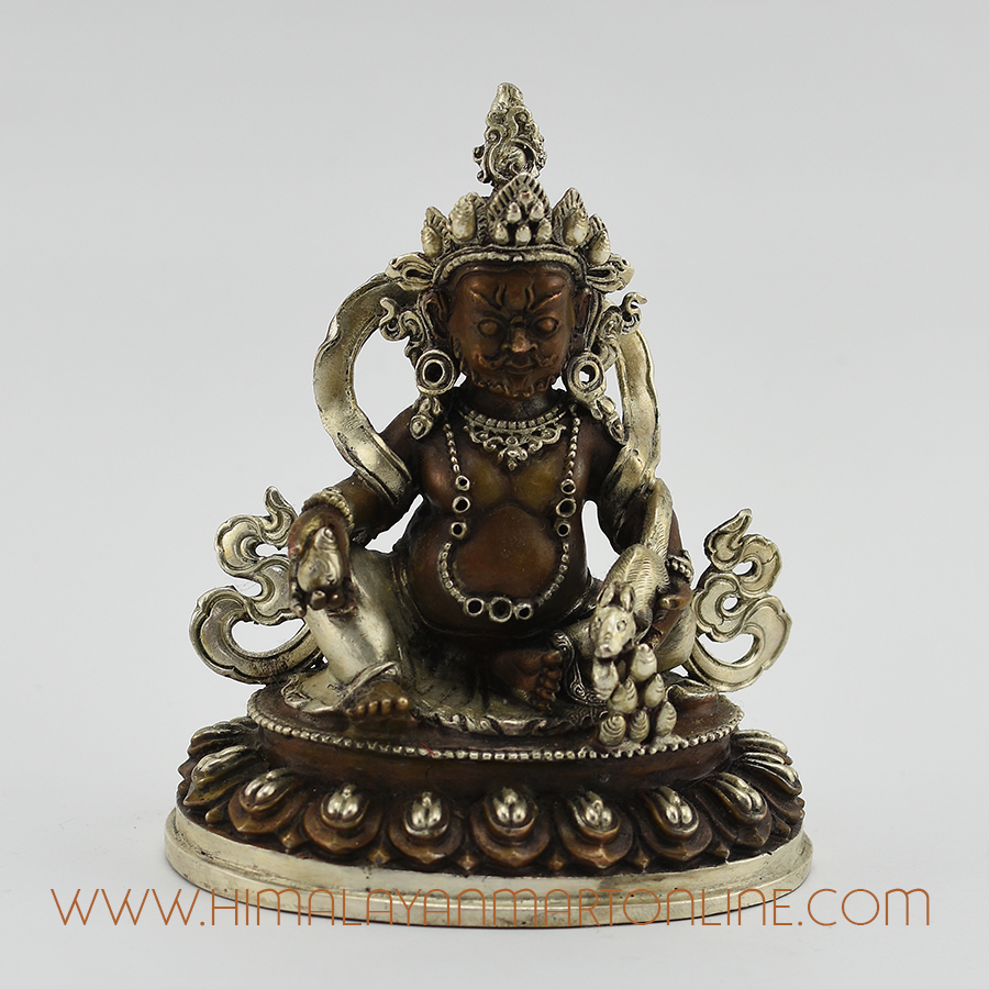 Yellow Jambhala Statue Copper