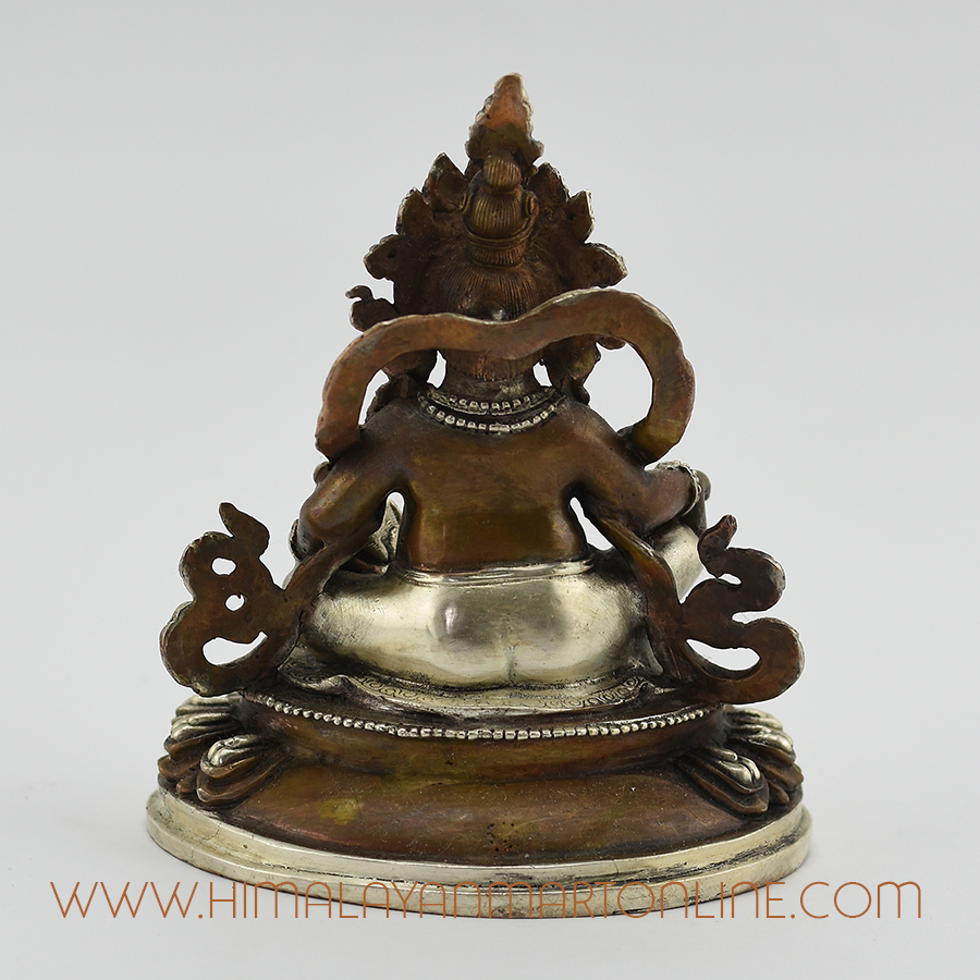 Yellow Jambhala Statue Copper
