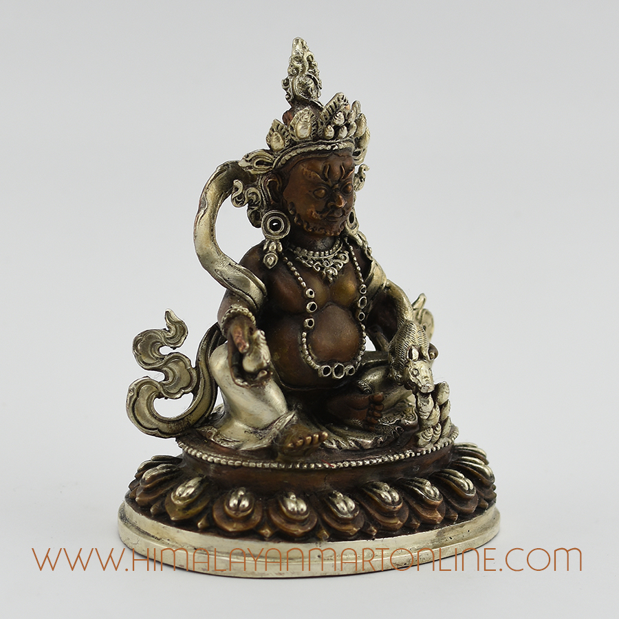 Yellow Jambhala Statue Copper