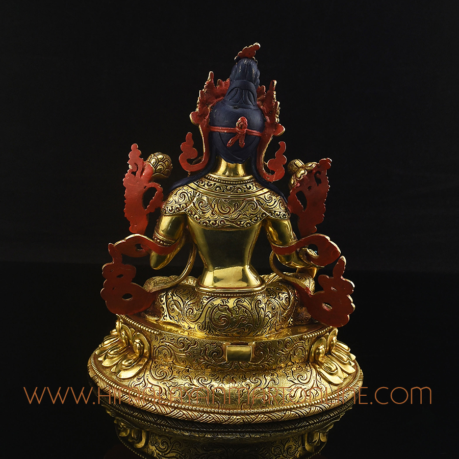 Framed Green Tara Statue