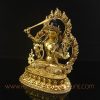 Framed Manjushree Copper Statue