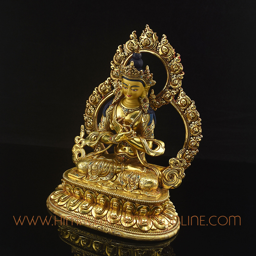 Framed Vajradhara Copper Statue
