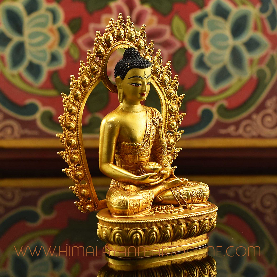Framed Opame Buddha Statue