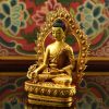 Framed Menla Buddha Statue