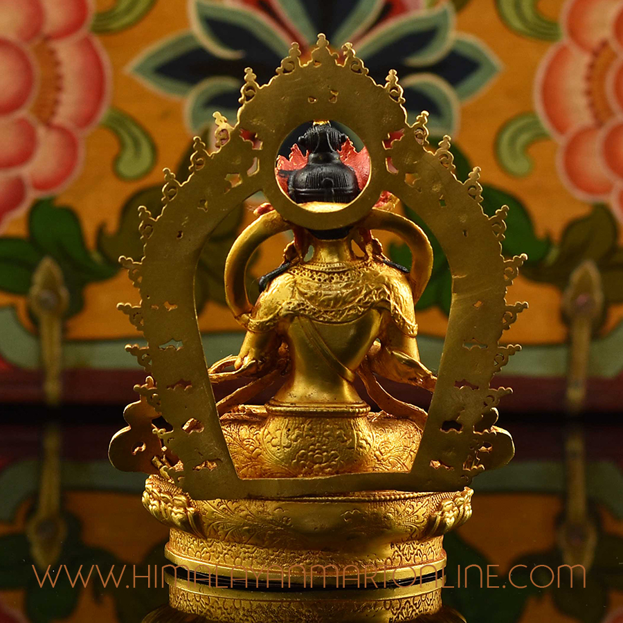 Framed Dorje Chang Statue