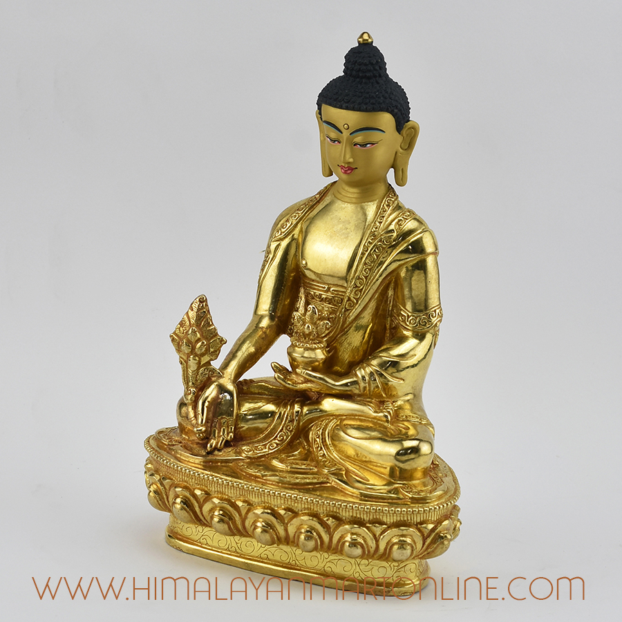 Medicine Buddha Copper Statue