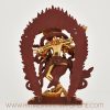 Back view of Kurukulla Dakini copper statue handcrafted in Nepal